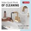 Two Handle Centerset Pull-Down Bathroom Faucet