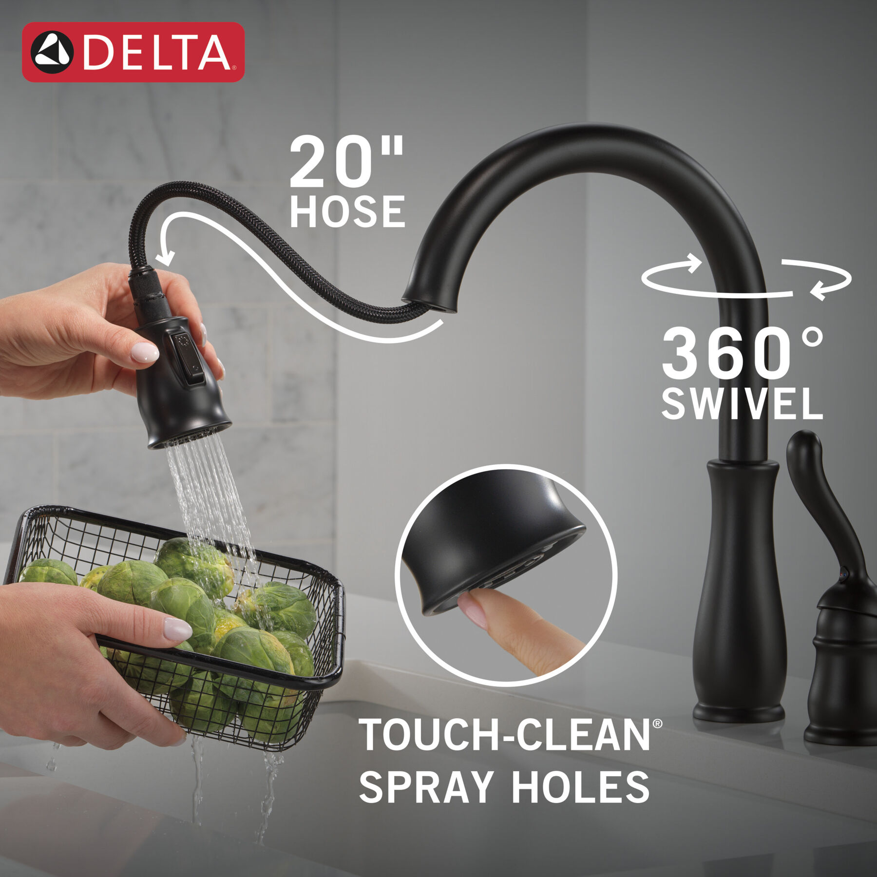 Single Handle Pull-Down Kitchen Faucet (Recertified)
