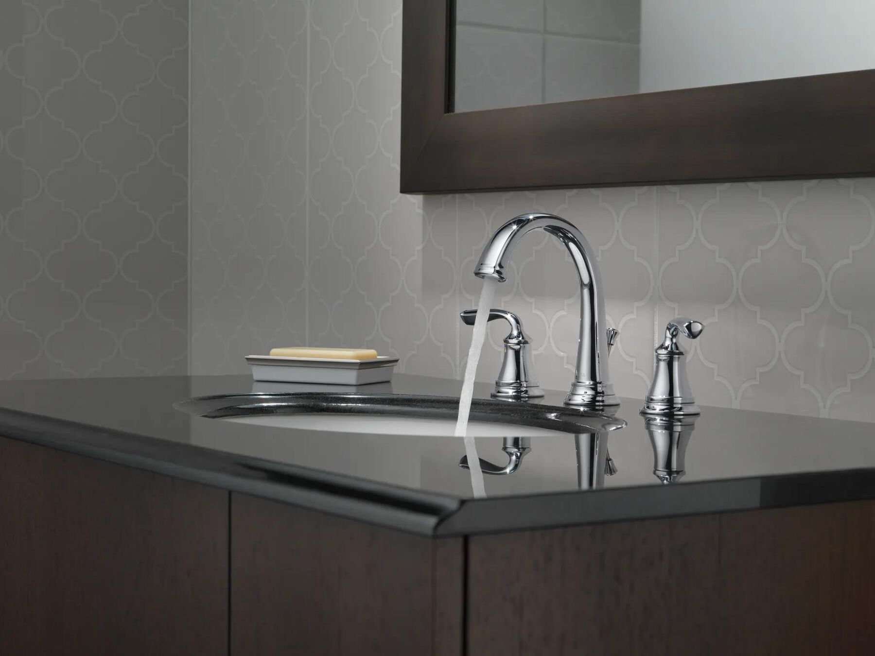 Two Handle Widespread Bathroom Faucet