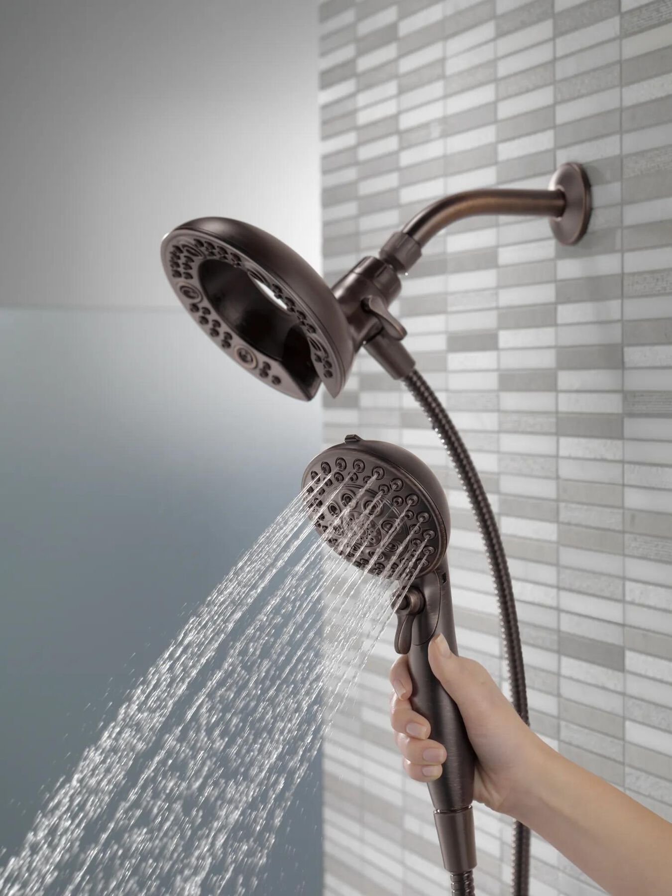 In2ition&reg; 5-Setting Two-in-One Shower (Recertified)