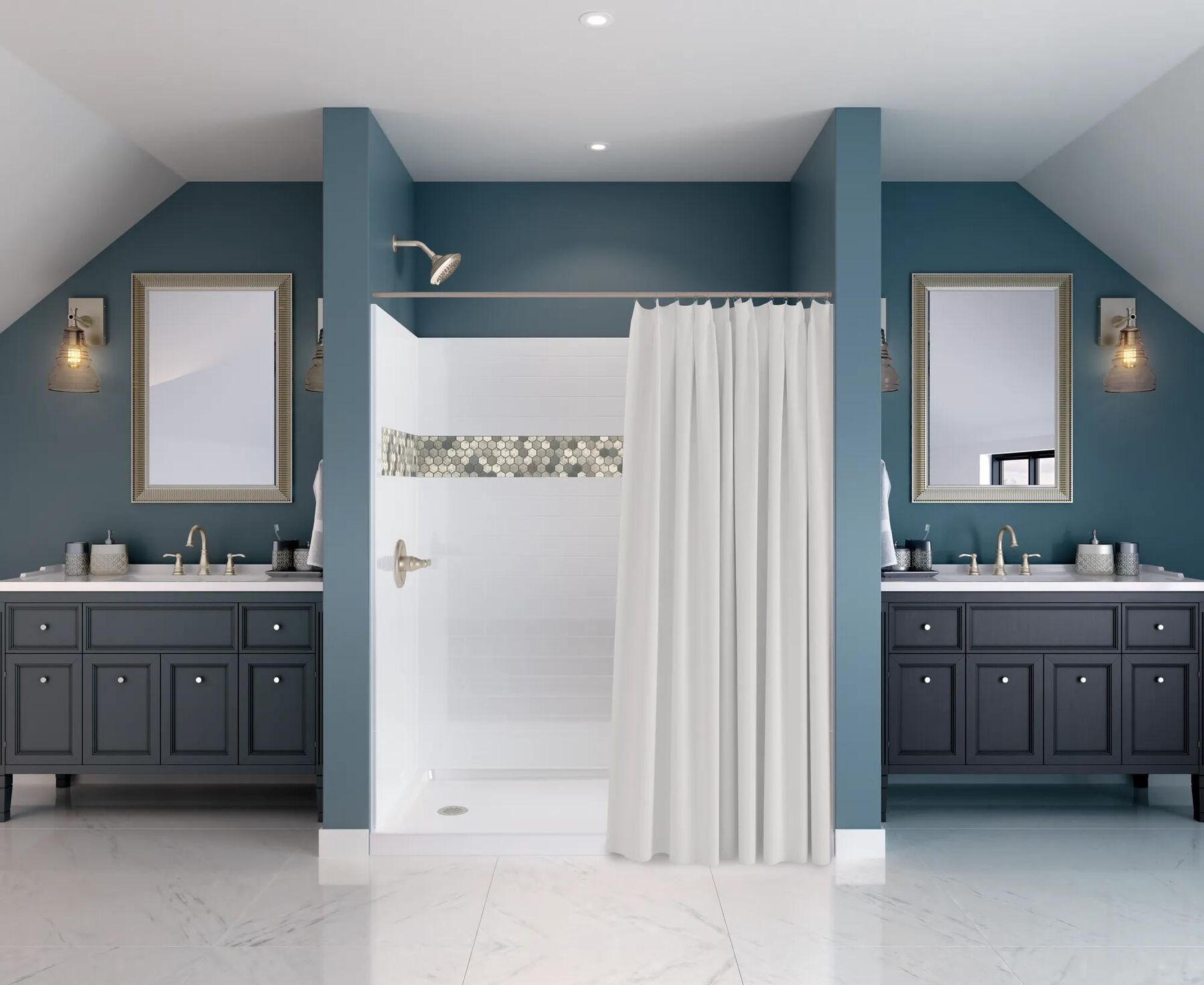 Two Handle Widespread Bathroom Faucet