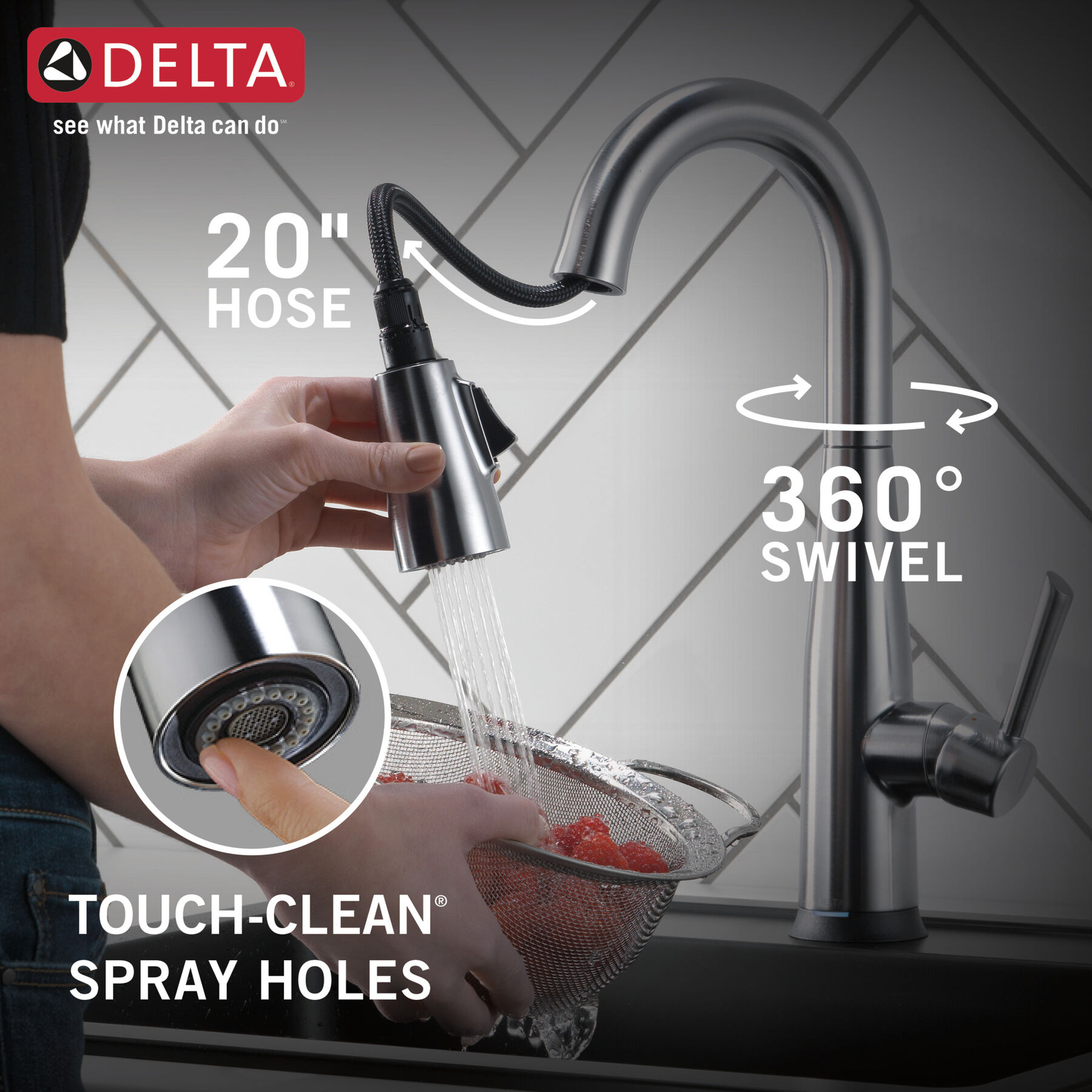 Touch2O Pull-Down Prep Faucet  (Recertified)