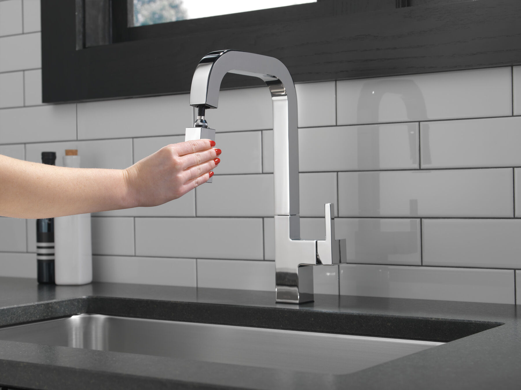 Single-Handle Pull-Down Kitchen Faucet