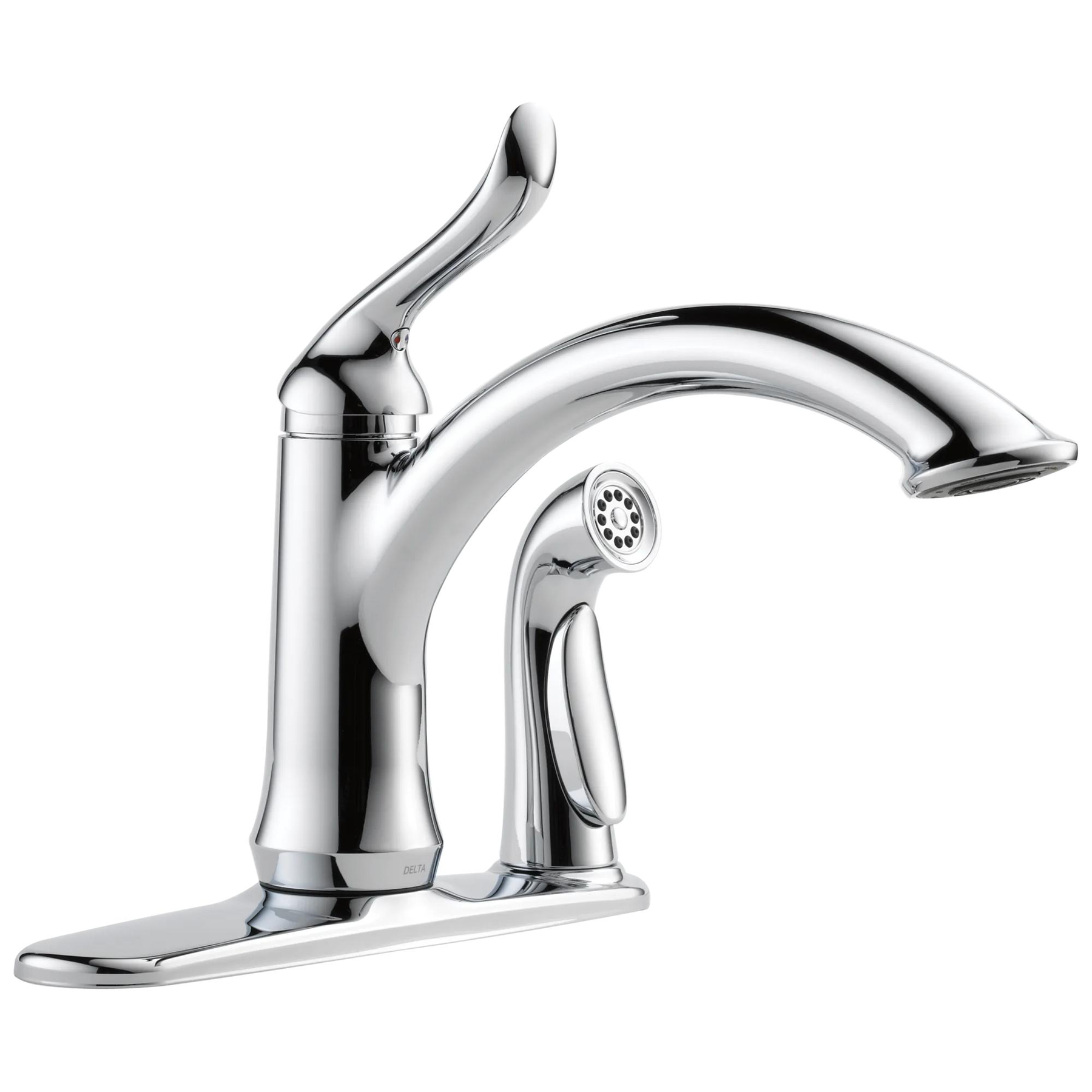 Single Handle Kitchen Faucet with Integral Spray
