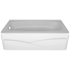 60" x 32" Bathtub Left Drain