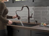 Single Handle Pull-Down Kitchen Faucet with Touch2O Technology and Soap Dispenser