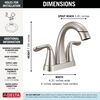 Two Handle Centerset Pull-Down Bathroom Faucet (Recertified)