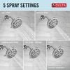 Fixed 5-Setting Showerhead