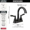 Two Handle Centerset Bathroom Faucet (Recertified)