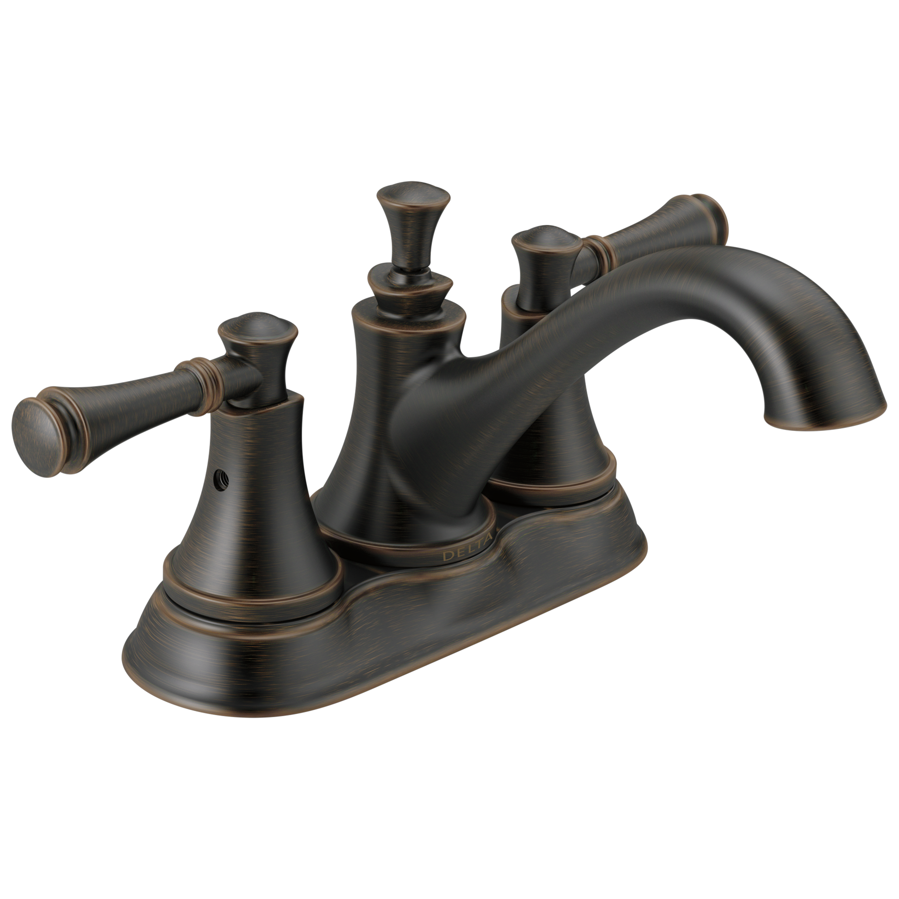 Two Handle Centerset Bathroom Faucet (Recertified)
