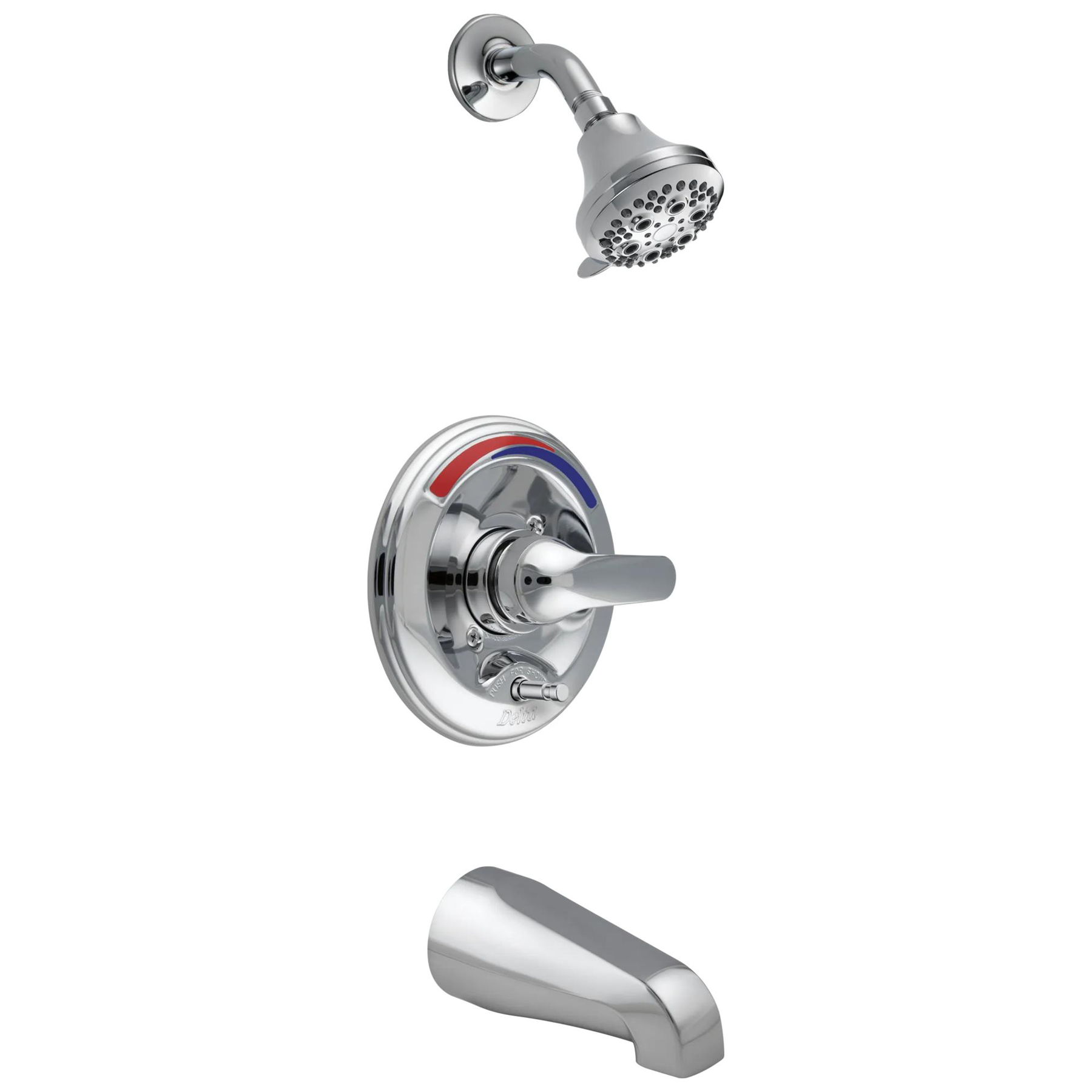 Monitor&reg; 13 Series Tub and Shower Trim - Push Button Diverter