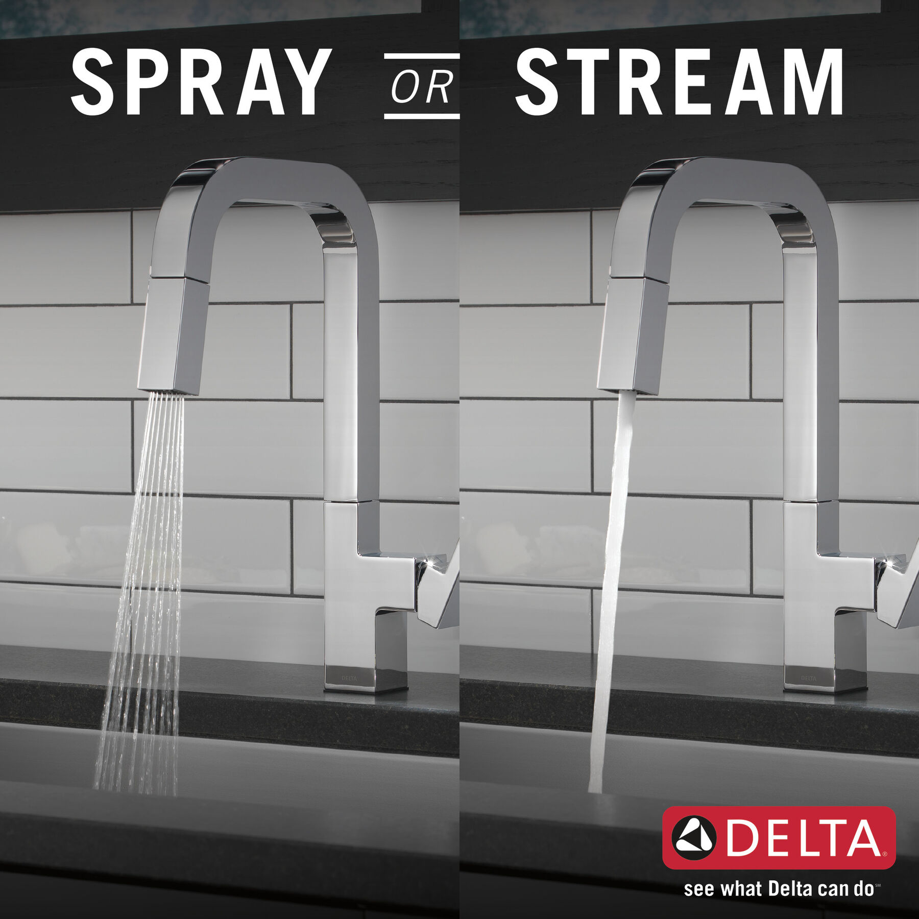 Single-Handle Pull-Down Kitchen Faucet