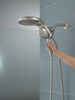 HydroRain&reg; H<sub>2</sub>Okinetic&reg; 5-Setting Two-in-One Shower Head