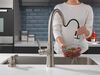 Single Handle Pull-Down Kitchen Faucet with Soap Dispenser and ShieldSpray&reg; Technology