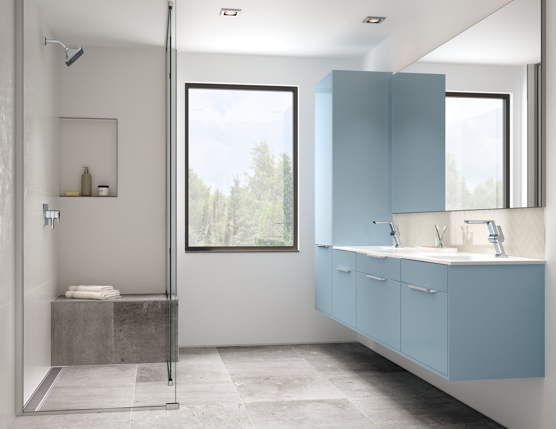 Single Handle Mid-Height Vessel Bathroom Faucet