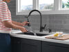 Single Handle Pull-Down Kitchen Faucet with Soap Dispenser and ShieldSpray&reg; Technology