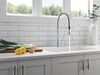 Single-Handle Pull-Down Spring Kitchen Faucet