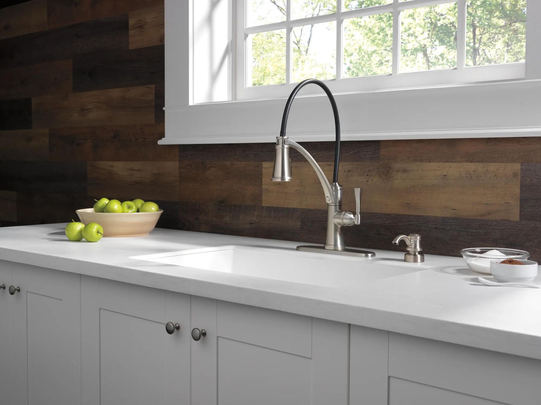 Single Handle Pull-Down Kitchen Faucet with ShieldSpray