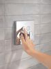 Angular Modern Push-Button Shower