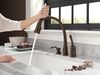 Single Handle Pull-Down Kitchen Faucet with Touch2O&reg; Technology and Soap Dispenser