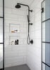 H<sub>2</sub>Okinetic&reg; 5-Setting Contemporary Raincan Shower Head