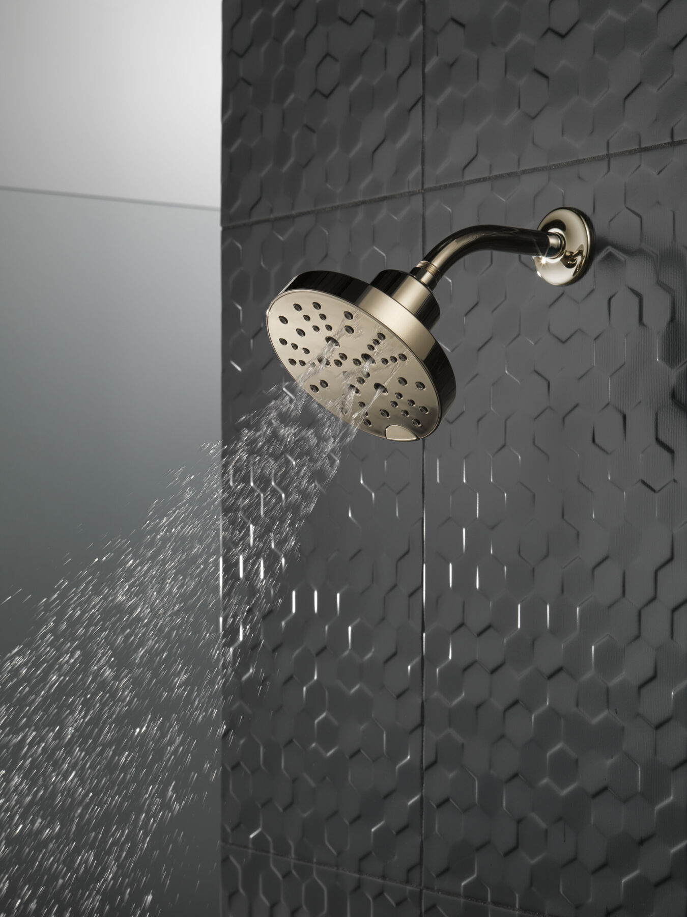 H<sub>2</sub>Okinetic&reg; 5-Setting Contemporary Raincan Shower Head