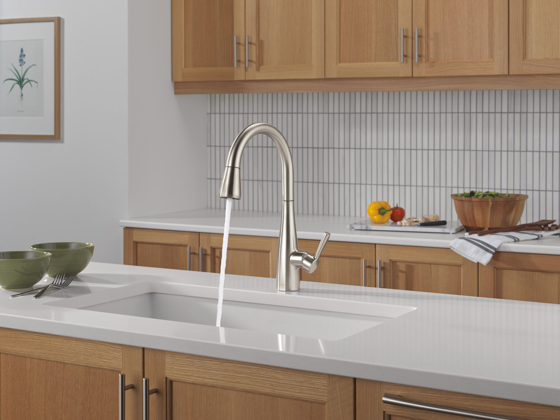 Single Handle Pull-Down Kitchen Faucet