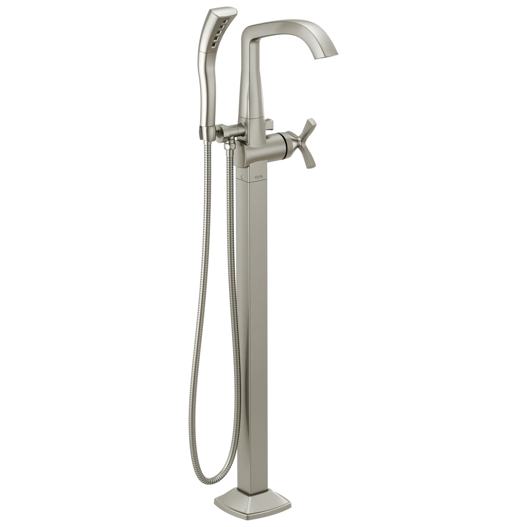 Single Handle Floor Mount Tub Filler Trim