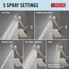 5-Setting Two-in-One Combination Shower