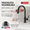 Single Handle Pull-Down Touch<sub>2</sub>O&reg; Technology Kitchen Faucet with Touchless Technology