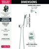 14S Shower Trim & Hand Shower - Less Head