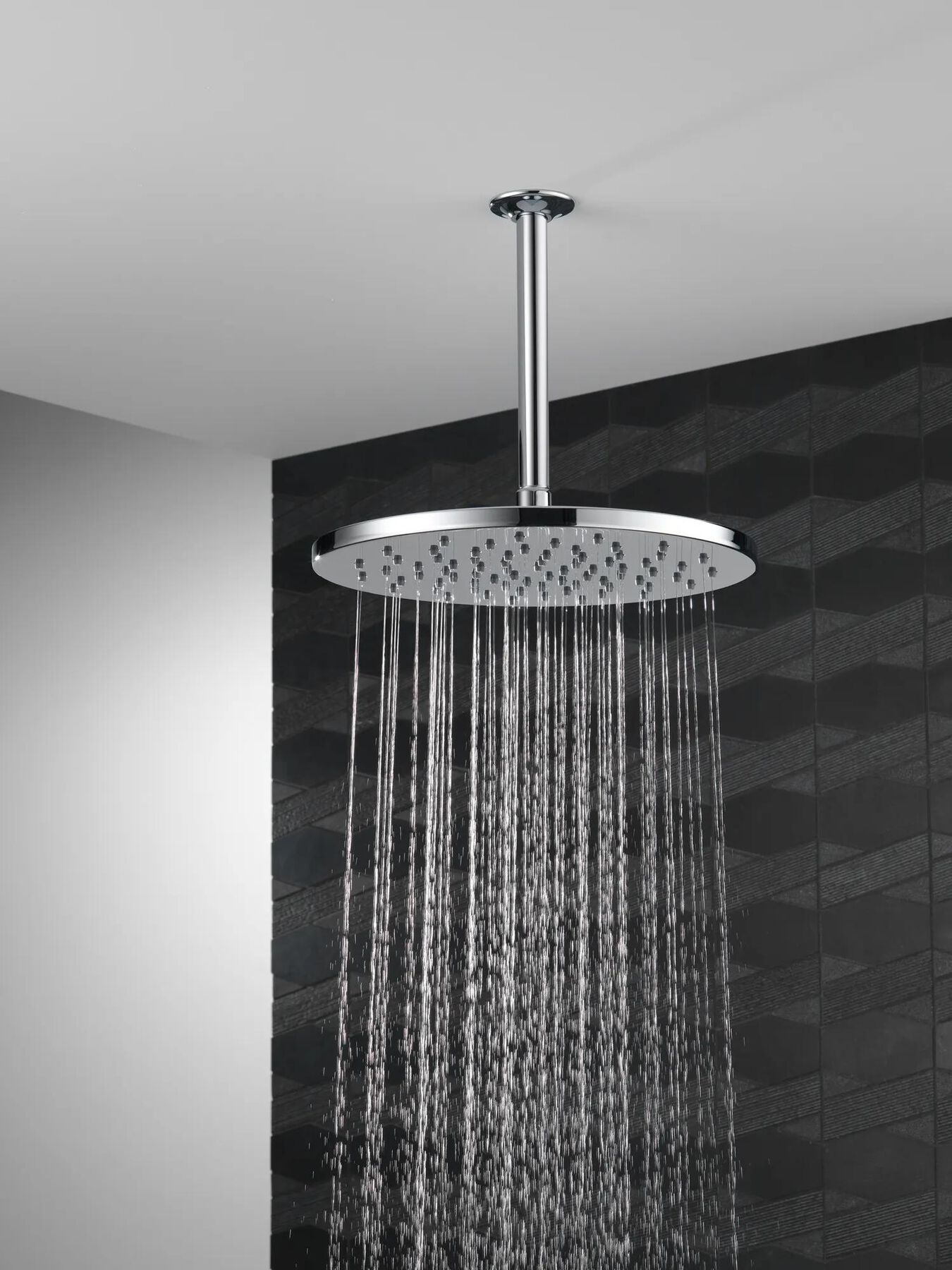 Single-Setting Metal Raincan Shower Head (Recertified)