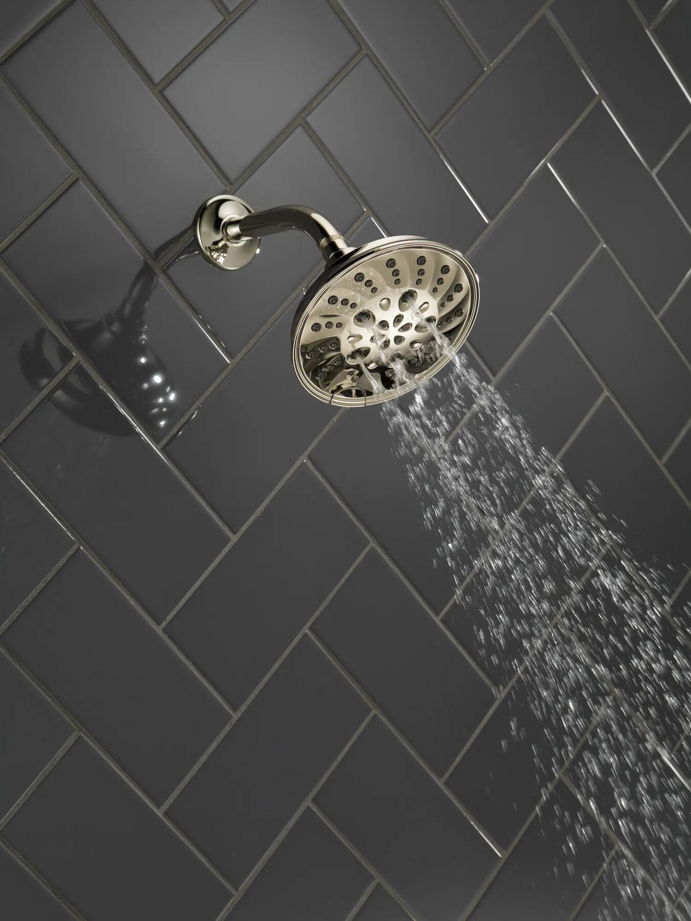 H<sub>2</sub>Okinetic&reg; 5-Setting Traditional Raincan Shower Head
