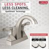 Two Handle Centerset Bathroom Faucet (Recertified)
