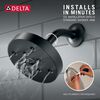 H<sub>2</sub>Okinetic&reg; Single-Setting Raincan Shower Head