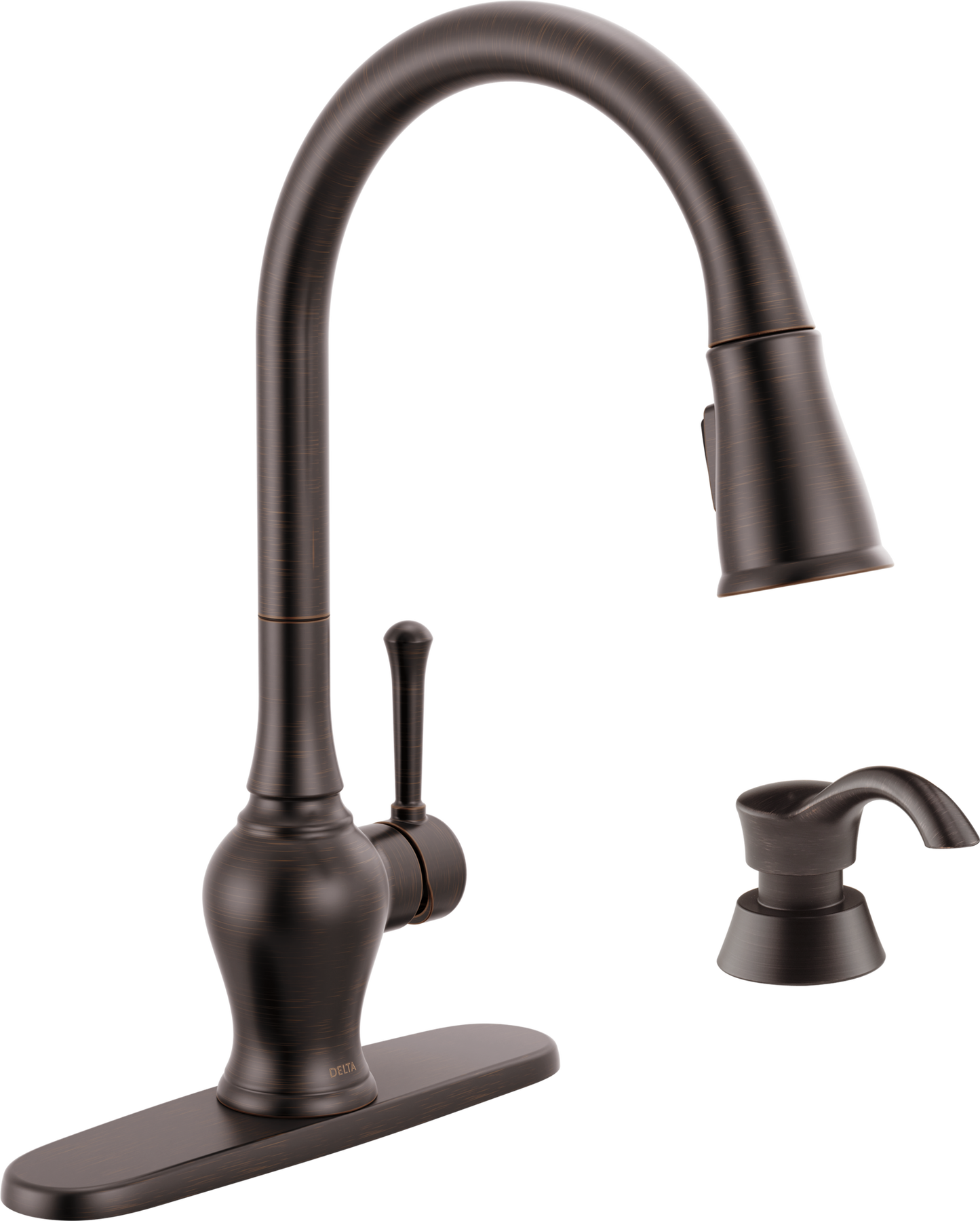 Pull-Down Kitchen 1 Handle with Soap Dispenser Bundle