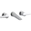 Two Handle Wall Mount Bathroom Faucet