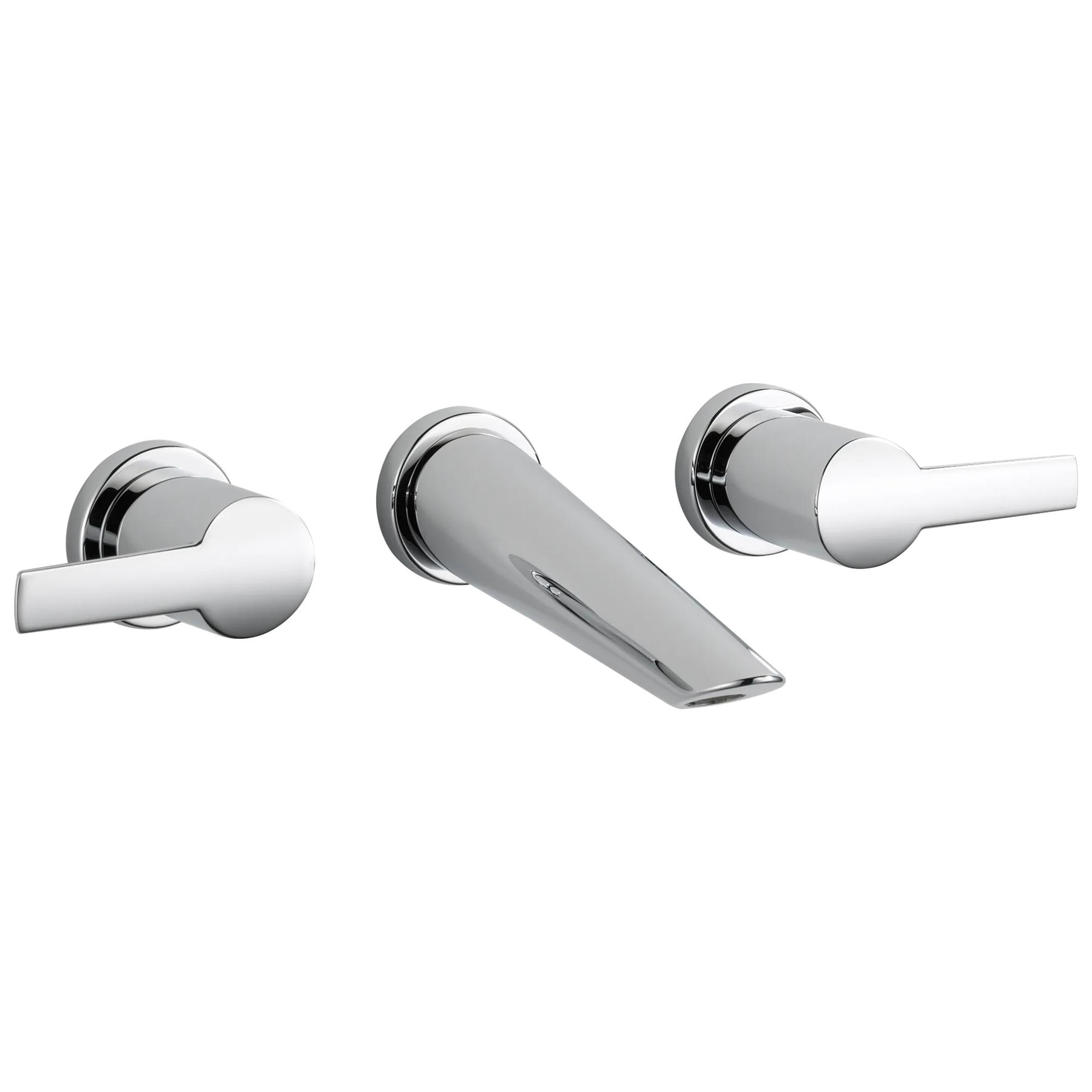 Two Handle Wall Mount Bathroom Faucet