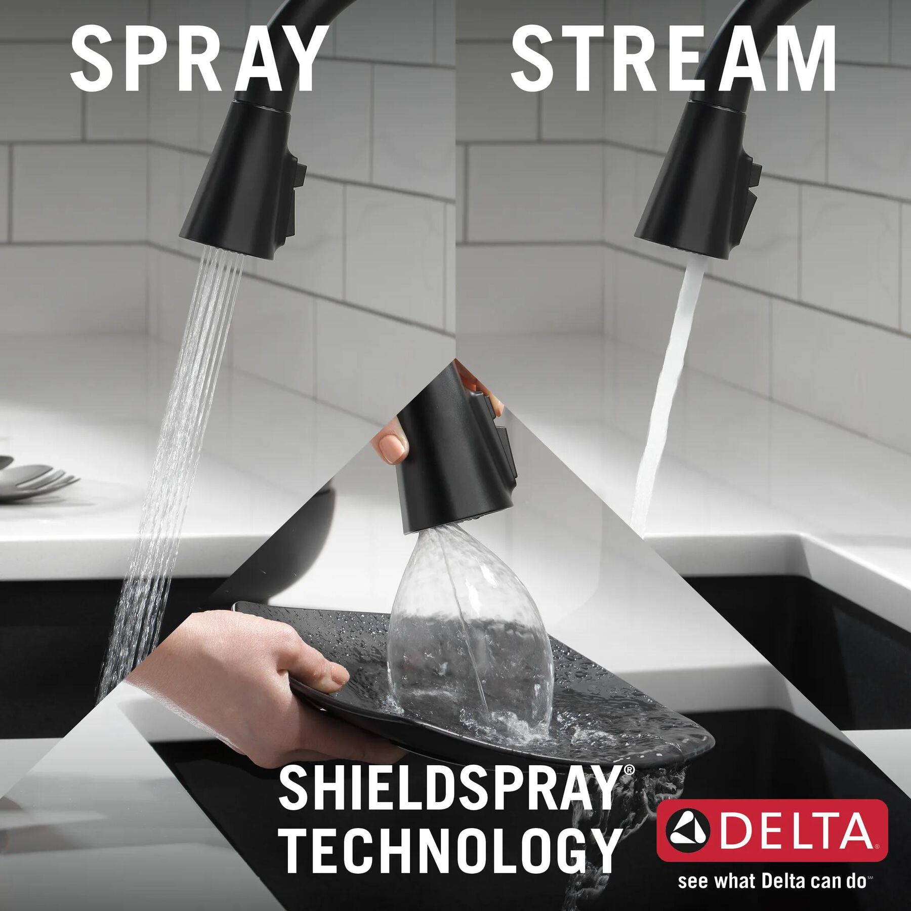 Single-Handle Pull-Down Kitchen Faucet