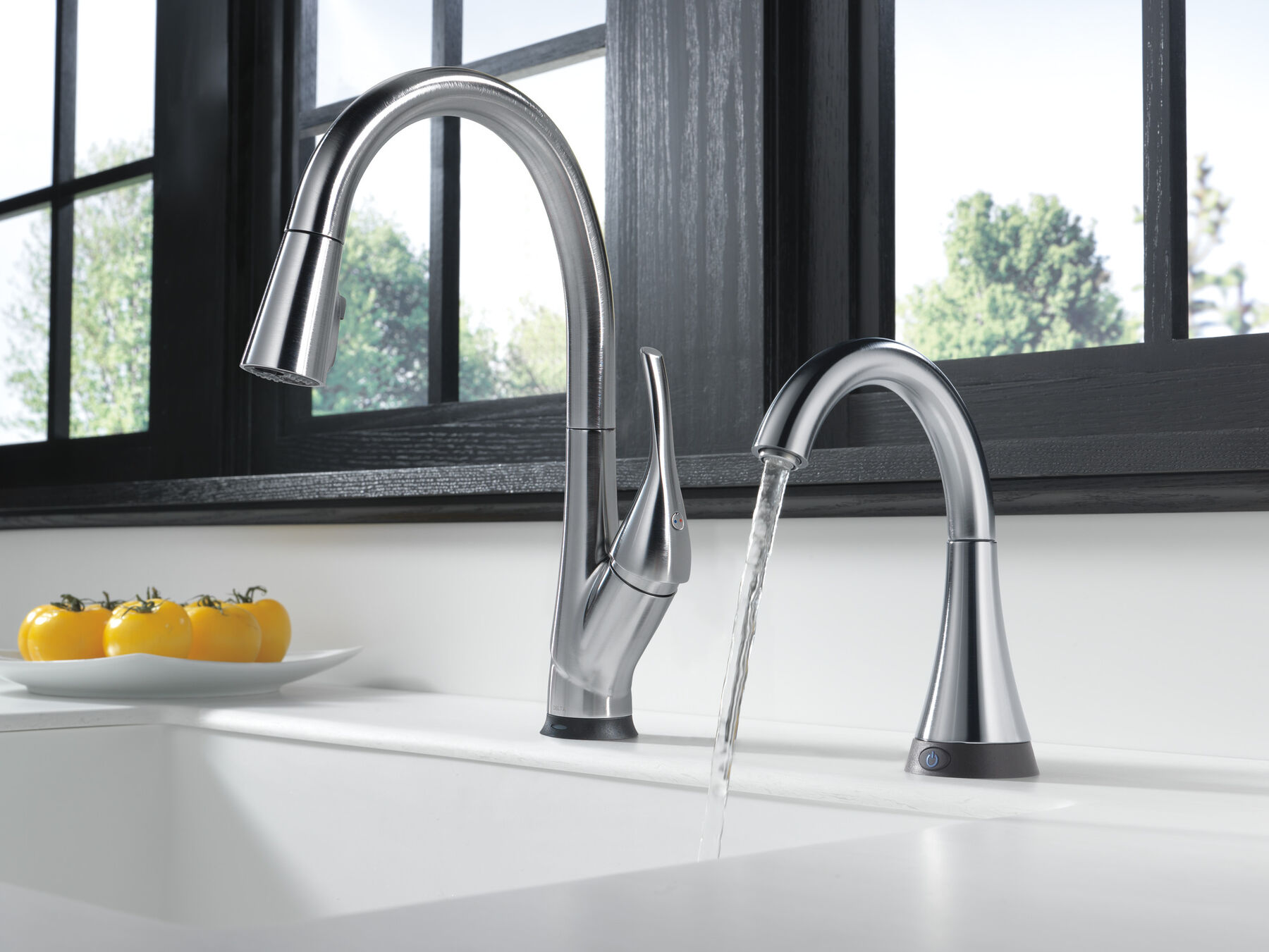 Transitional Beverage Faucet with Touch<sub>2</sub>O&reg; Technology