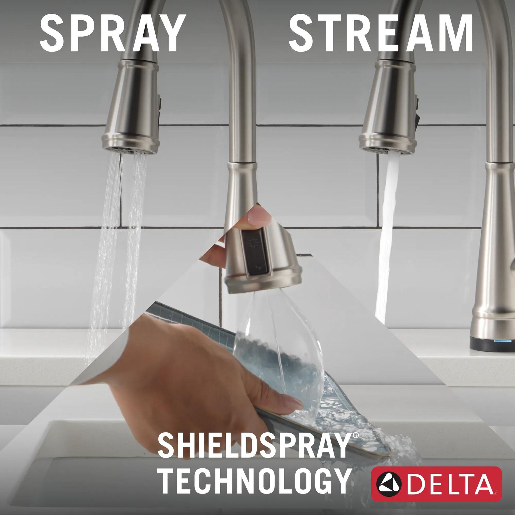 Single Handle Pull-Down Kitchen Faucet with Touch<sub>2</sub>O&reg; Technology and ShieldSpray&reg; Technologies
