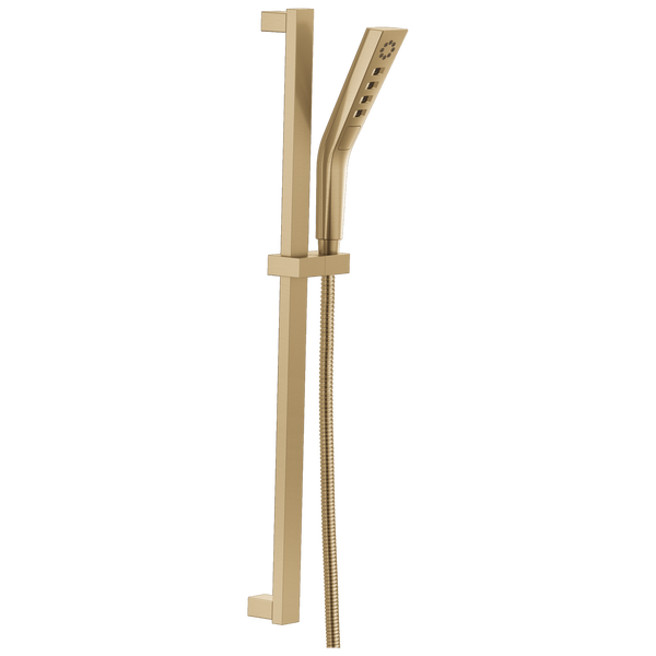 H2Okinetic® 3-Setting Slide Bar Hand Shower in Lumicoat® Champagne