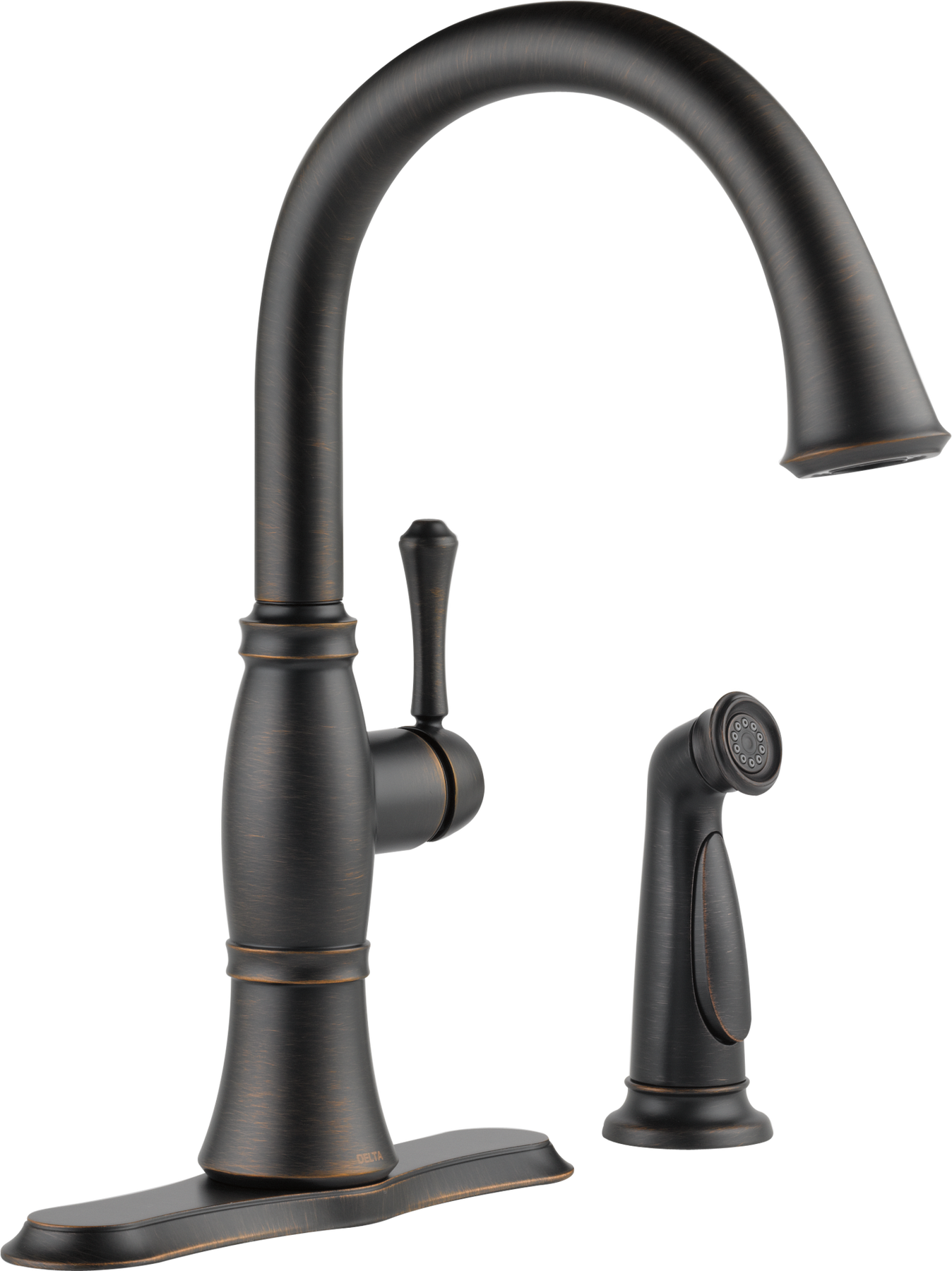 Single Handle Kitchen Faucet with Spray