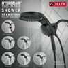 HydroRain&reg; H<sub>2</sub>Okinetic&reg; 5-Setting Two-in-One Shower Head (Recertified)