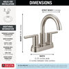 Two Handle Centerset Bathroom Faucet