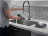 Single Handle Exposed Hose Kitchen Faucet with Touch2O Technology