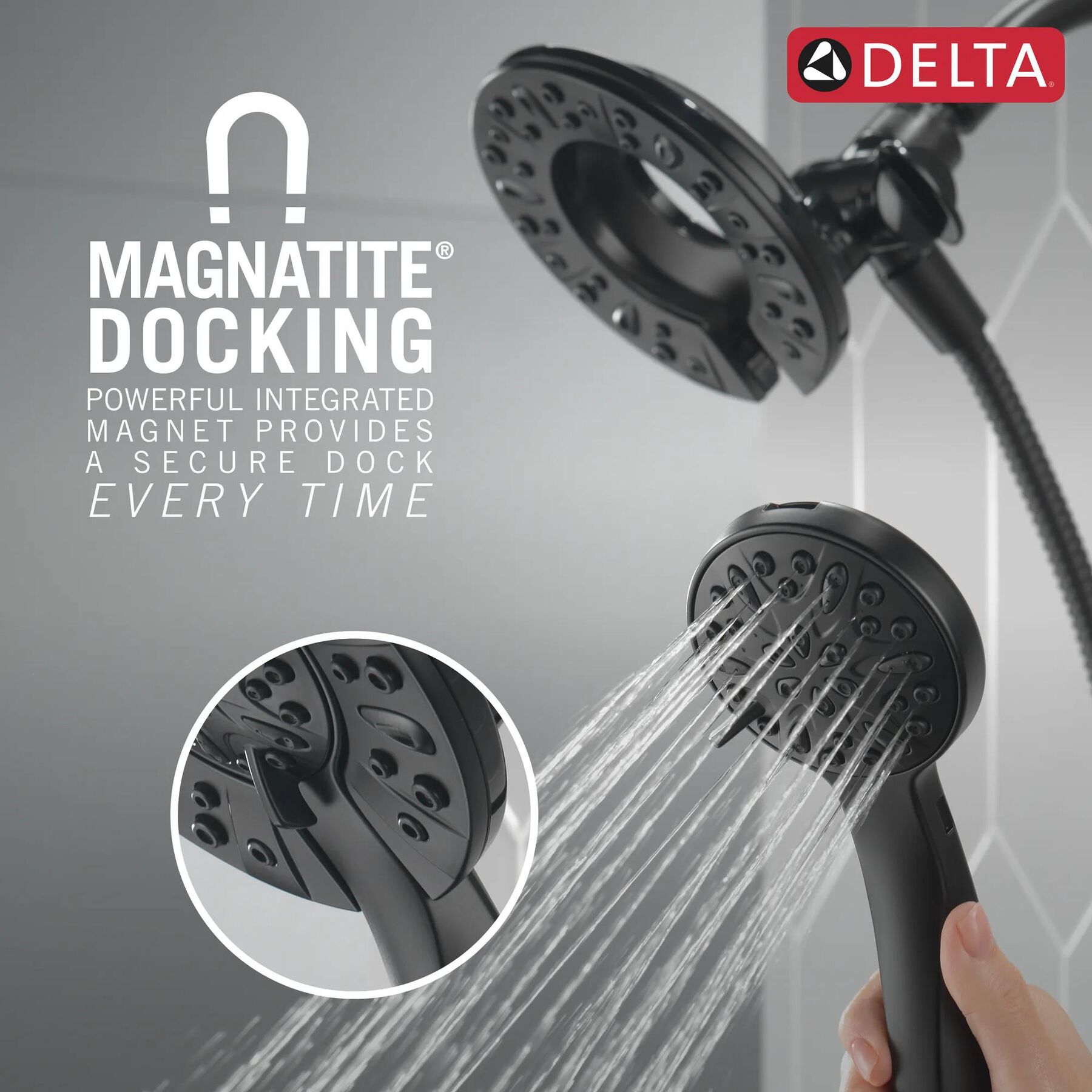 In2ition&reg; 4-Setting Two-in-One Shower