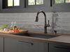 Single Handle Pull-Down Kitchen Faucet with Touch2O Technology and Soap Dispenser