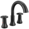 Two Handle Widespread Pull Down Bathroom Faucet
