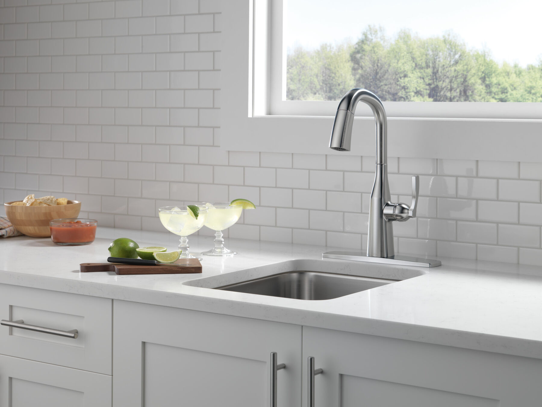 Single Handle Pull-Down Bar/Prep Faucet